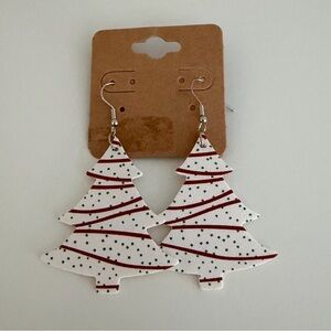 Festive Christmas Tree Earrings